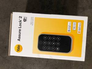 Yale Assure 2 Smart Lock Satin Nickel Keyed Wi-Fi Single Cylinder Deadbolt with Touchscreen Keypad   Customer Returns See Pictures