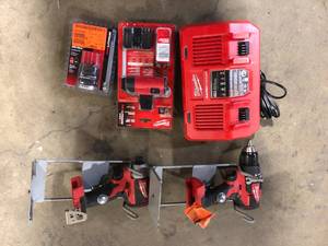 Lot of Assorted Milwaukee Tools and Hardware   Customer Returns See Pictures