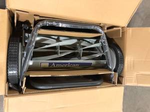 American Lawn Mower Company 18 in. Manual Walk Behind Reel Lawn Mower  Customer Returns See Pictures