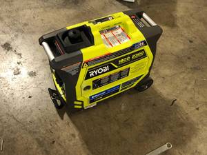 RYOBI 2,300-Watt Recoil Start Bluetooth Super Quiet Gasoline Powered Digital Inverter Generator with CO Shutdown Sensor  Customer Returns See Pictures