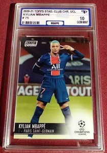 lot 132 image: 2020-21 Stadium Club Chrome Kylian Mbappe - Parish Products 10