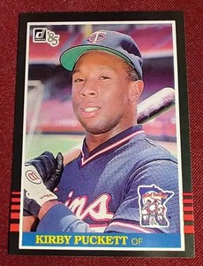 lot 161 image: 1985 Donruss Kirby Puckett Rookie Card