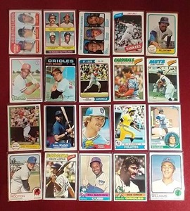 lot 169 image: (20) Vintage Baseball Cards
