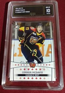 lot 174 image: 2014 Leaf Connor McDavid Rookie Card - GMA 10