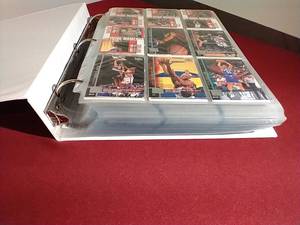 lot 179 image: FULL Album of Basketball Cards