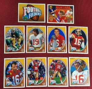 lot 4 image: Complete 1991 Upper Deck Joe Montana Football Heroes Set