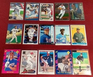lot 8 image: (15) Baseball Rookie Cards - All Recognized Names from Past 40 Years