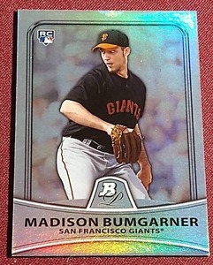 lot 16 image: Bowman Platinum Madison Bumgarner Rookie Card - #d999