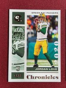 lot 18 image: (3) Jordan Love Rookie Cards