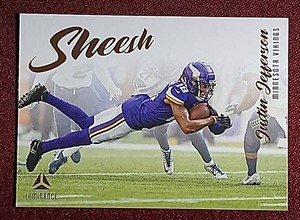 lot 26 image: Awesome 2022 Luminance Sheesh Justin Jefferson Card