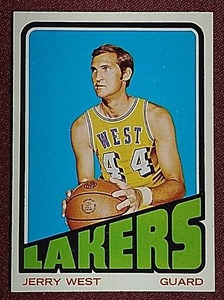 lot 33 image: 1972-73 Topps Jerry West Card