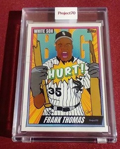 lot 89 image: Encased Topps Project 70 Frank Thomas Card