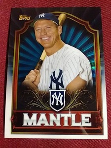 lot 98 image: 2011 Topps Mickey Mantle Refractor Card