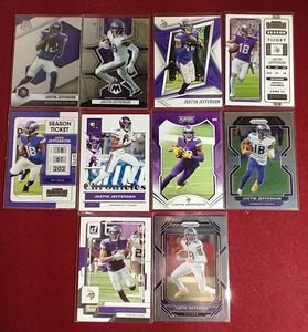 lot 113 image: (10) Justin Jefferson Cards