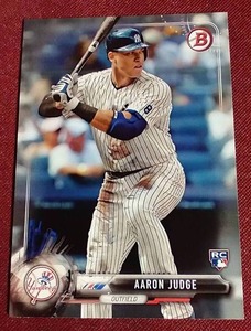 lot 118 image: 2017 Bowman Aaron Judge Rookie Card