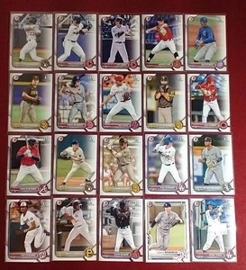 lot 124 image: (20) 1st Bowman Baseball Cards