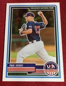 lot 141 image: 2023 Stars & Stripes Paul Skenes Prospect Card