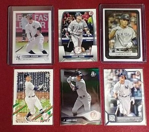 lot 157 image: (6) Aaron Judge Cards