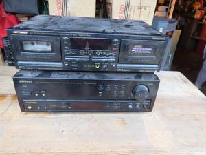 lot 1 image: Optimus Stereo Receiver and Stereo Cassette Deck