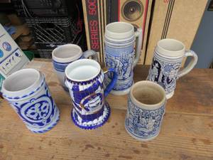 lot 22 image: Mixed Lot of Beer Steins