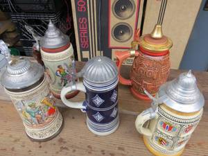 lot 26 image: Mixed Lot of Beer Steins