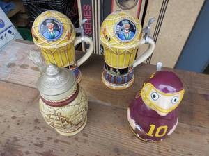 lot 27 image: Mixed Lot of Beer Steins