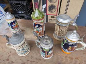lot 29 image: Mixed Lot of Beer Steins
