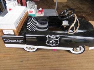 lot 43 image: Crown Premiums 1948 Custom Will Rogers Highway Route 66 Pedal Car