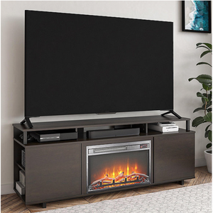 NEW Ameriwood Home Jude Fireplace 65 TV Stand
