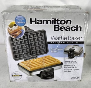 NEW Hamilton Beach Belgian Style Waffle Maker