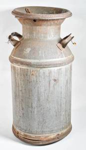 lot 272 image: Vintage Metal Milk Jug