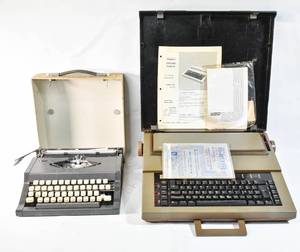 lot 267 image: Pair of Vintage Sears Roebuck Typewriters