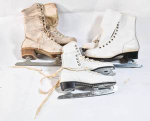 lot 266 image: Three Pairs of Figure Skates