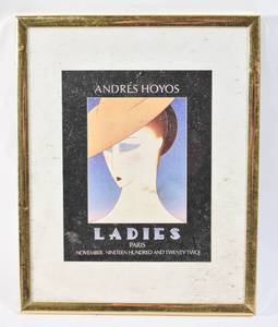 lot 321 image: Andres Hoyos Ladies Poster Print