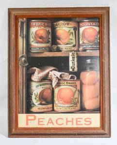 lot 323 image: Peaches Framed Digital Print