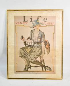 lot 119 image: Vintage Life Magazine Cover Print