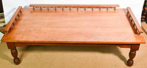 lot 73 image: Colonial Style Wooden Coffee Table