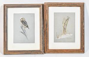 lot 850 image: Pair of Signed Charles J. Johnston Art Prints, To F.L. Jaques