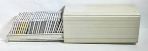 lot 342 image: 32 CDs with Storage CaseFiling System