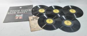 lot 345 image: Vintage Instructional Vinyls--Typing and Coding