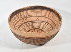 lot 203 image: African Gourd Bowl