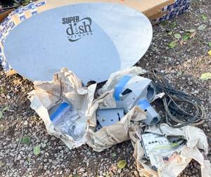 lot 556 image: Dish Network Satellite Dish with Hardware