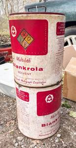 lot 572 image: 2 AM Multilith Blankrola Solvent Cans