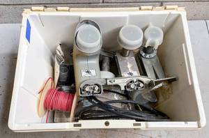 lot 682 image: Dish Pro Digital LNBF Installation Hardware