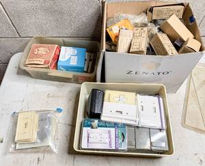 lot 691 image: 3 Bins of Electrical Supplies