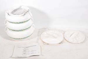 lot 439 image: Insocore Stainless Steel Insert HotCold Stackable Servers