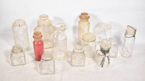 lot 426 image: 14 Glass Canisters or Jars