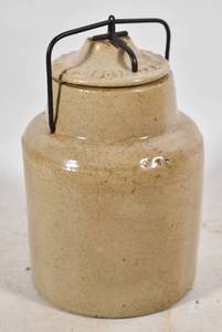 lot 402 image: Antique Weir No. 2 Salt Glazed Stoneware Crock