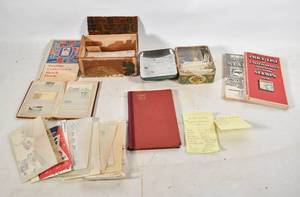 lot 444 image: Group of Vintage Stamps and Stamp Collecting Accessories