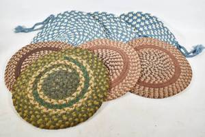 lot 478 image: 7 Woven Seat Pads